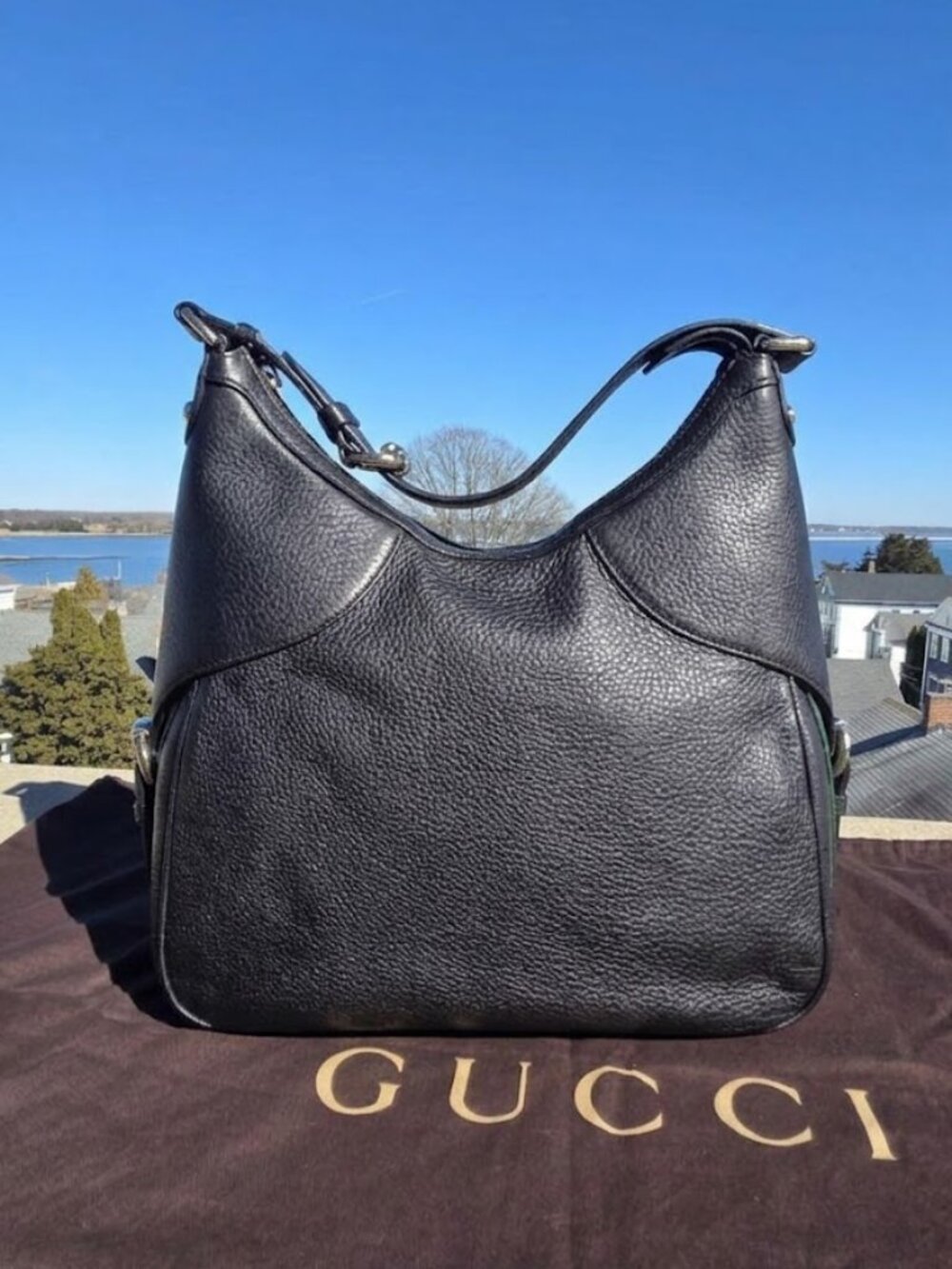 Gucci Heritage Horsebit Web Hobo - Picture 4 of 16